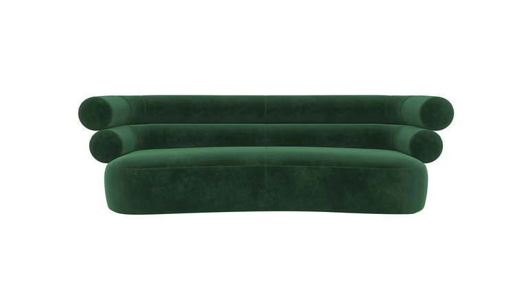 RED VELVET SOFA
