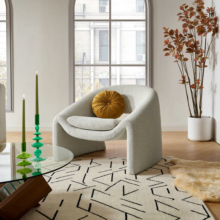 Sacha Performance Boucle Armchair
