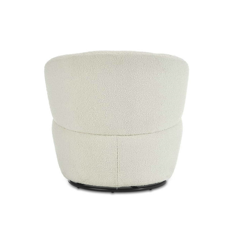 Amber Boucle Swivel Chair