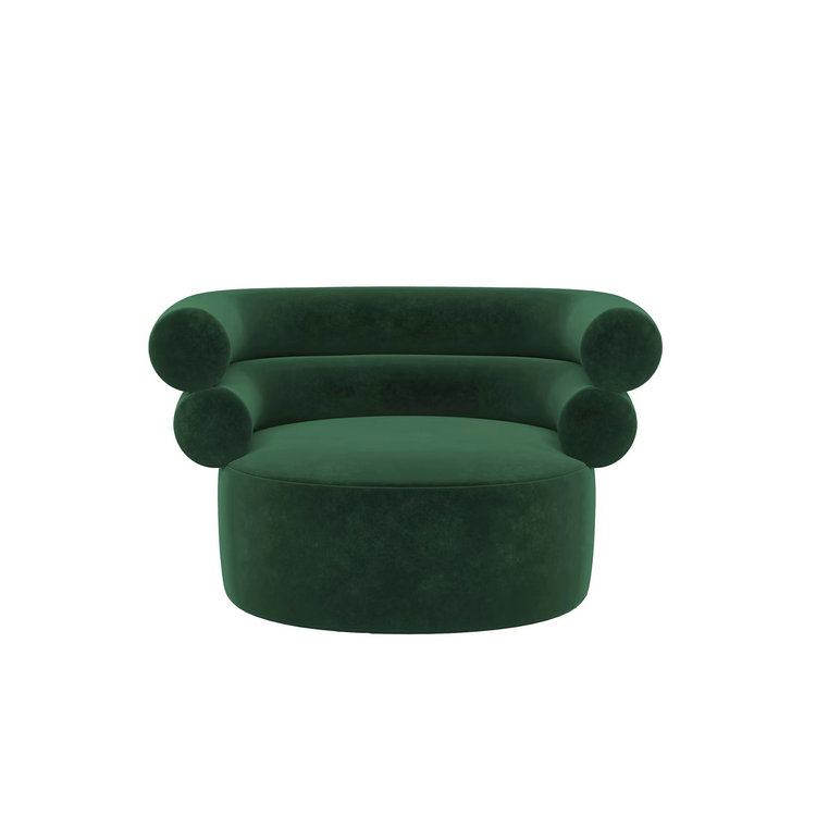 Ruby Velvet Armchair