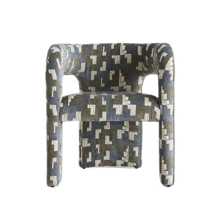 Persona Velvet Tripod Chair