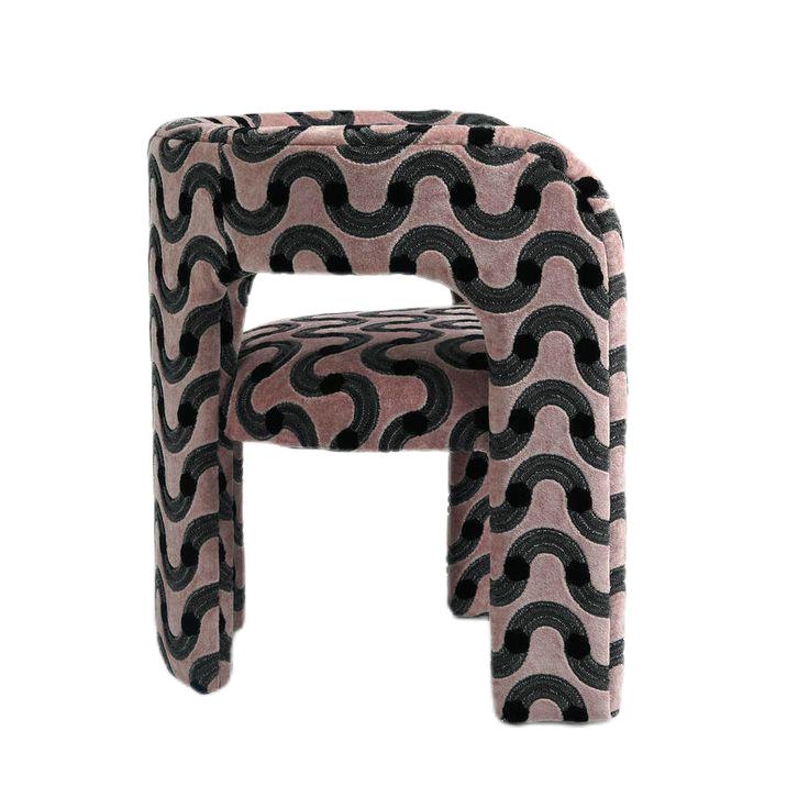 Persona Velvet Tripod Chair
